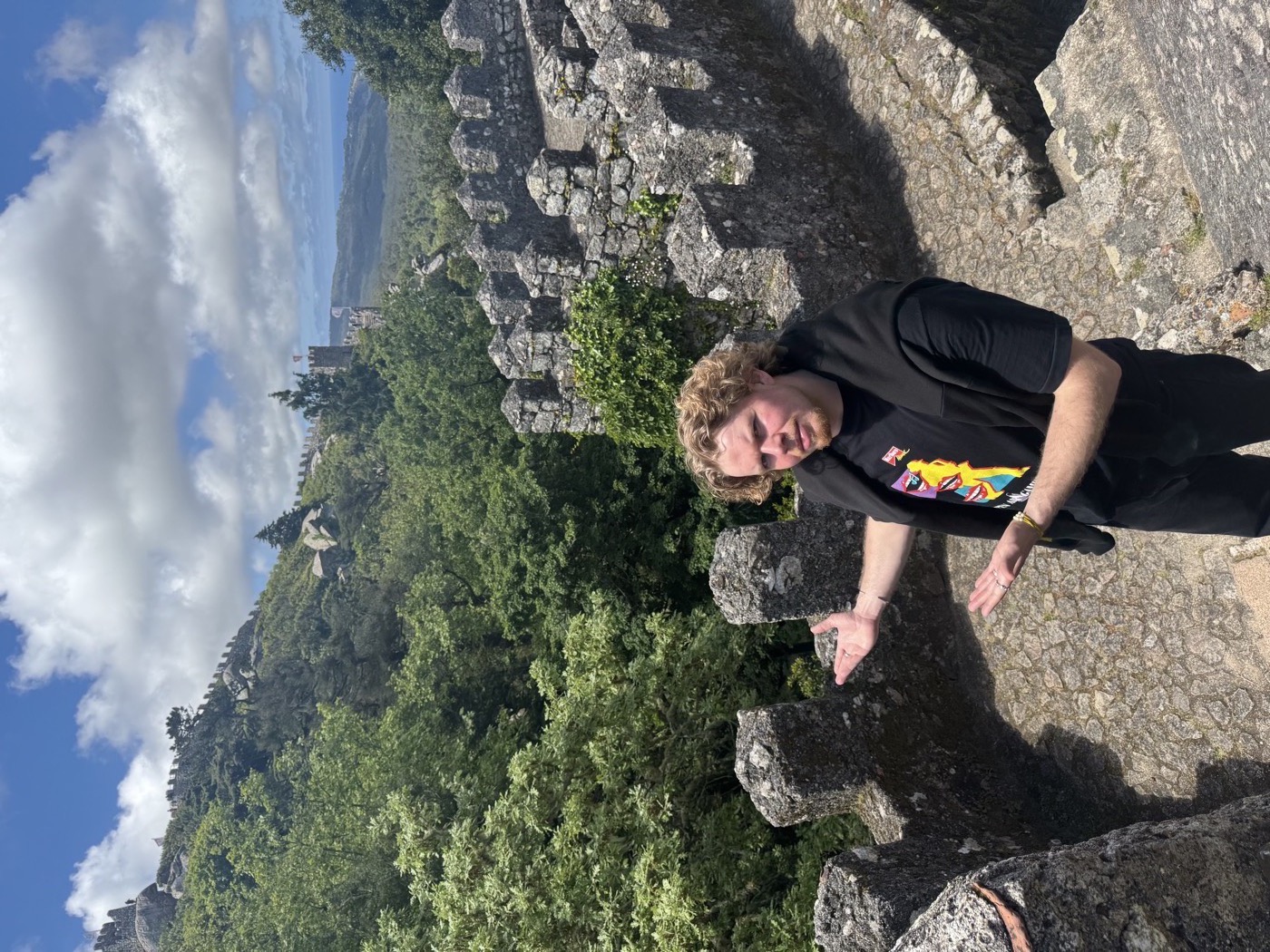Daan E. Faverey at Sintra, Portugal