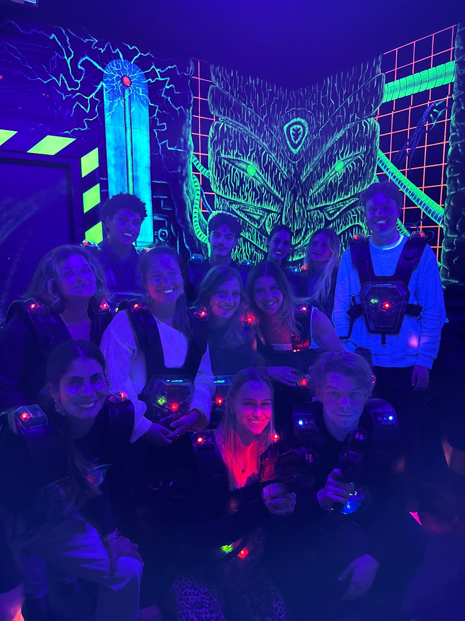 Laser gaming with the masters group